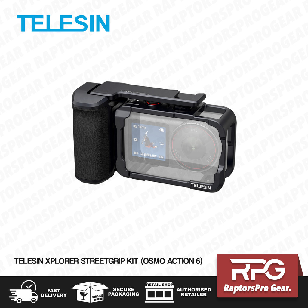 TELESIN Xplorer StreetGrip Kit สําหรับ DJI Osmo Action 6
