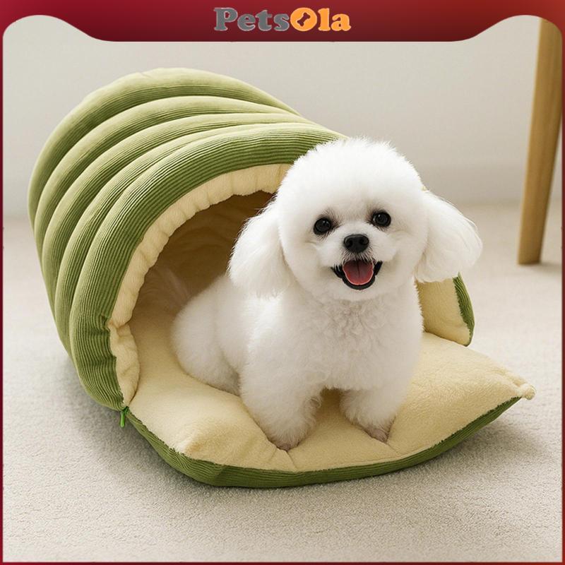 PETSOLA ฤดูหนาวถ้ําแมวลูกแมว Shelter PP ผ้าฝ้ายอุ่นนุ่มผ้าห่มสําหรับสัตว์เลี้ยงขนาดเล็ก Ideal Home Hideaway ราคา ถูกที่สุด ดีลบีเคเค แกลเลอรีภาพที่ 9