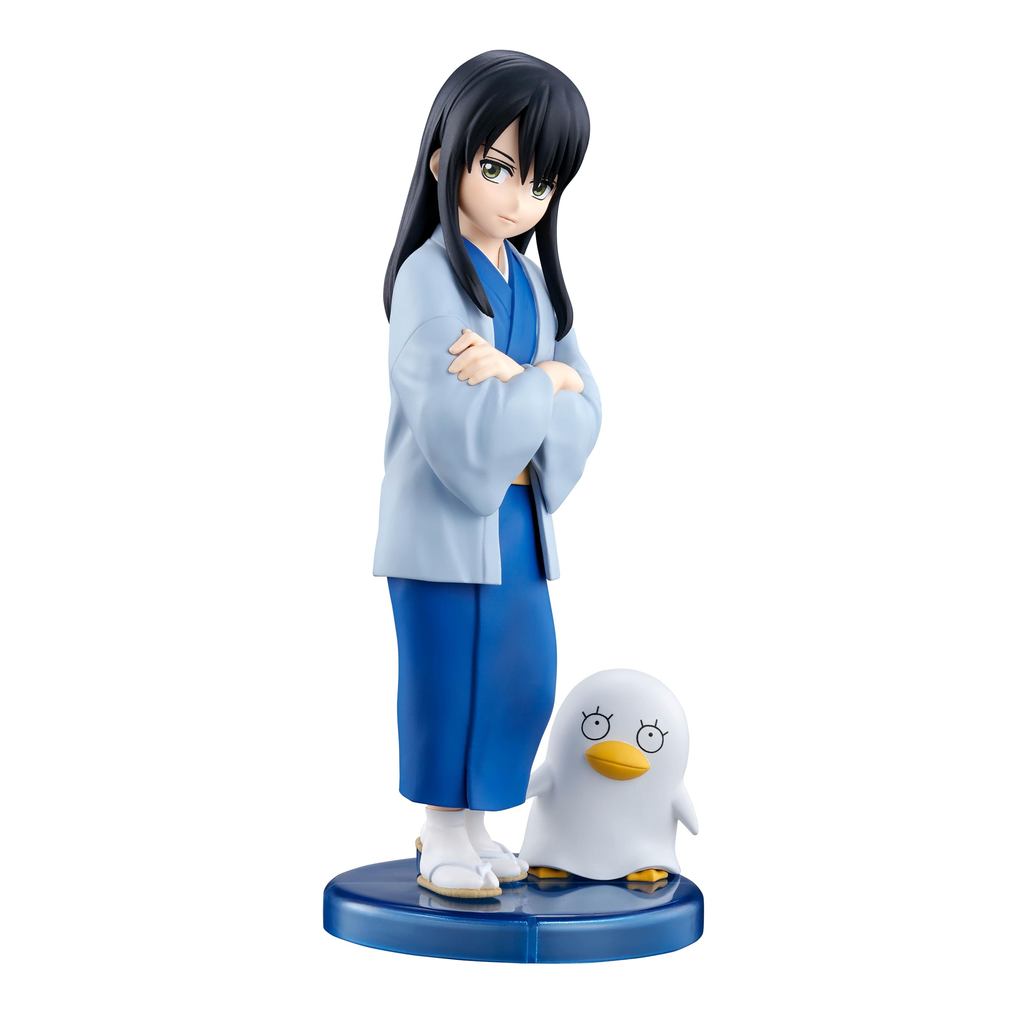 ฟิกเกอร์ Rowtashii Noise Adokenette Gintama Katsura Kotaro สูงประมาณ 135 มม. ทำจาก PVC และ ABS ลงสี