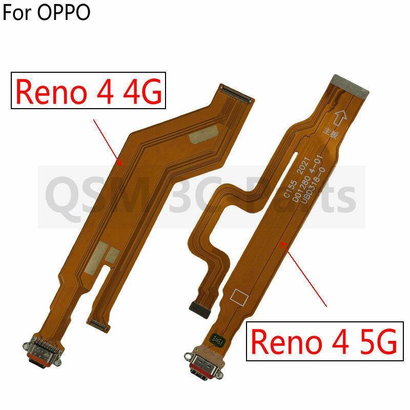 ชาร์จ Usb Charger Port Board flex Cable Replacement สําหรับ Oppo Reno 4 4G 5G