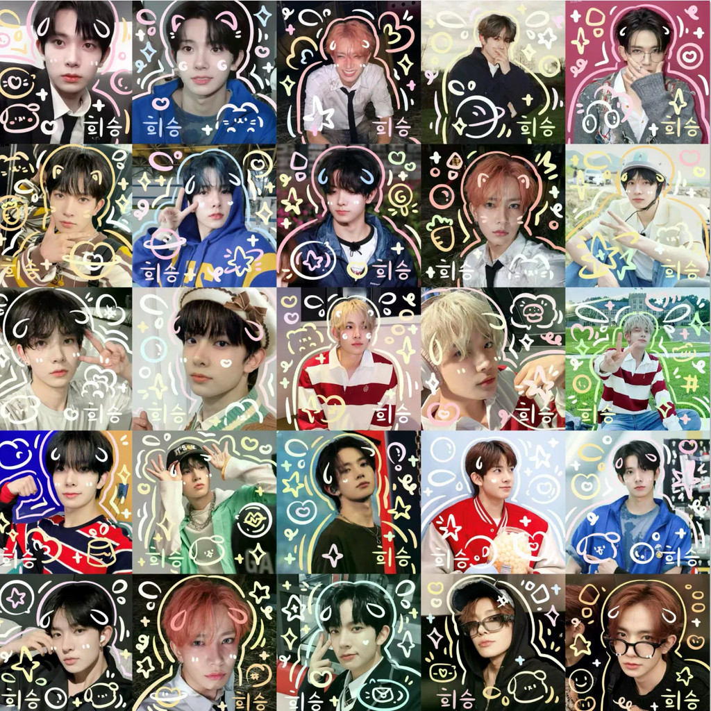 [ผลิตภัณฑ์ใหม่ที่พิมพ์เอง] Li Xicheng en การ์ดสี่เหลี่ยม การ์ดกราฟฟิตี้ การ์ดขนาดเล็ก สินค้าดารา