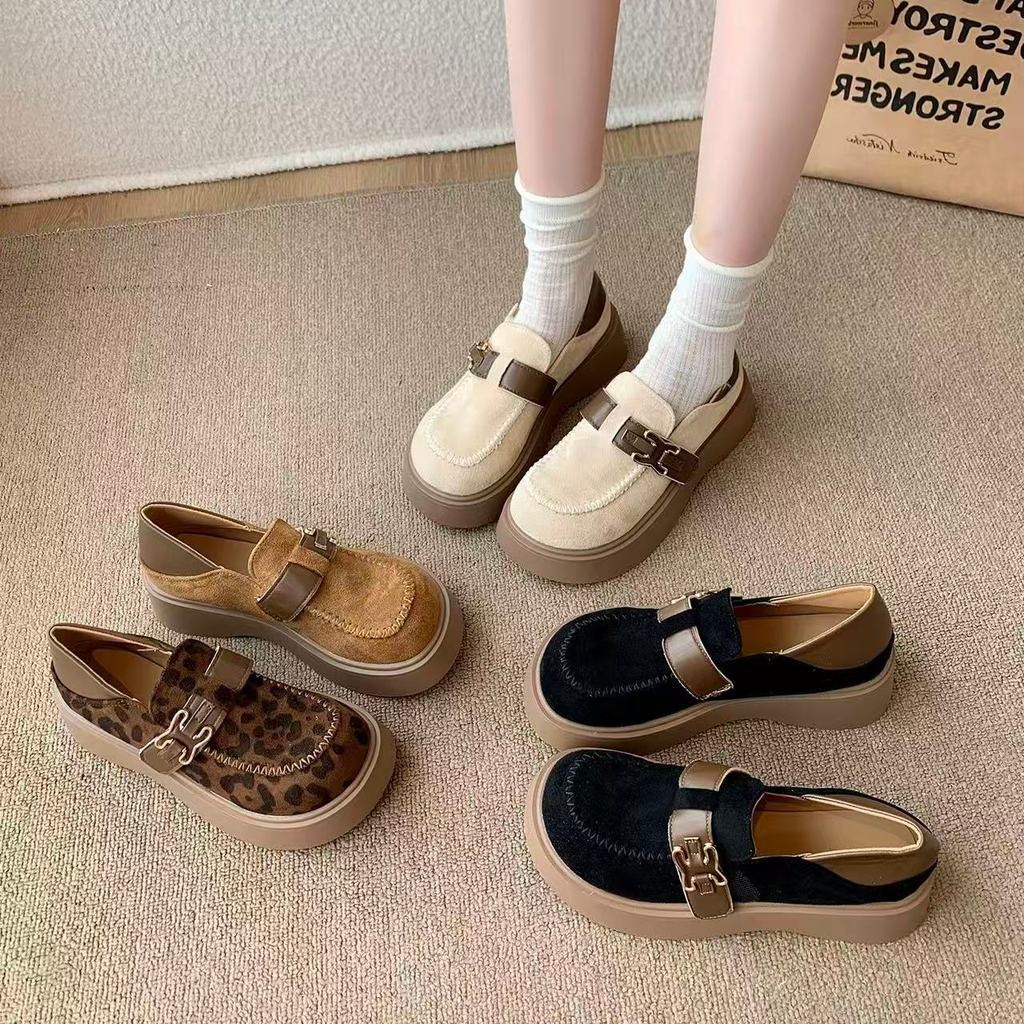 One for all พร้อมส่งจากไทย TX775 รองเท้าเเตะแบบสวม สไตล์เรโทร หนา2นิ้ว  น้ำหนักเบา  ใส่สบาย ลำลอง สำหรับผู้หญิง