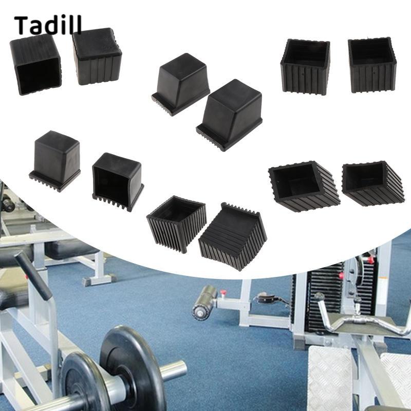 Tadill 2 ชิ้น End Cap อุปกรณ์ออกกำลังกาย Anti-Slip ทนทาน ใช้ได้ทั้งในบ้านและออฟฟิศ — صورة 2
