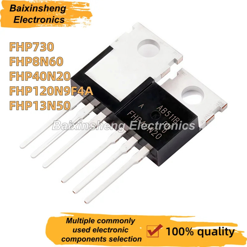 5PCS FHP8N60 TO-220 8N60 FHP40N20 40N20 FHP730 FHP120N9F4A 120N9F4A FHP13N50 13N50 MOS field-effect 