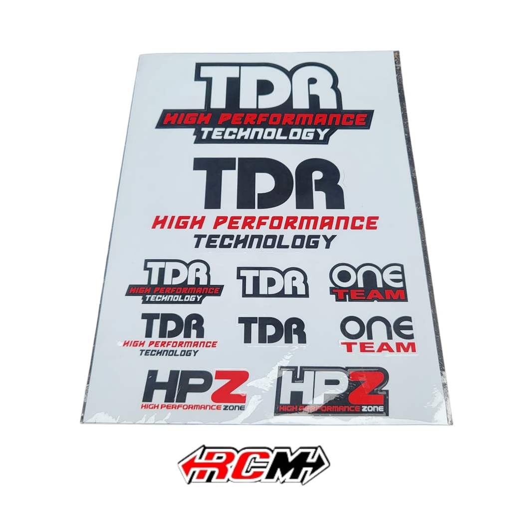 ชุดสติ๊กเกอร์ TDR RACING ผลิตในประเทศไทย ORIGINAL TDR