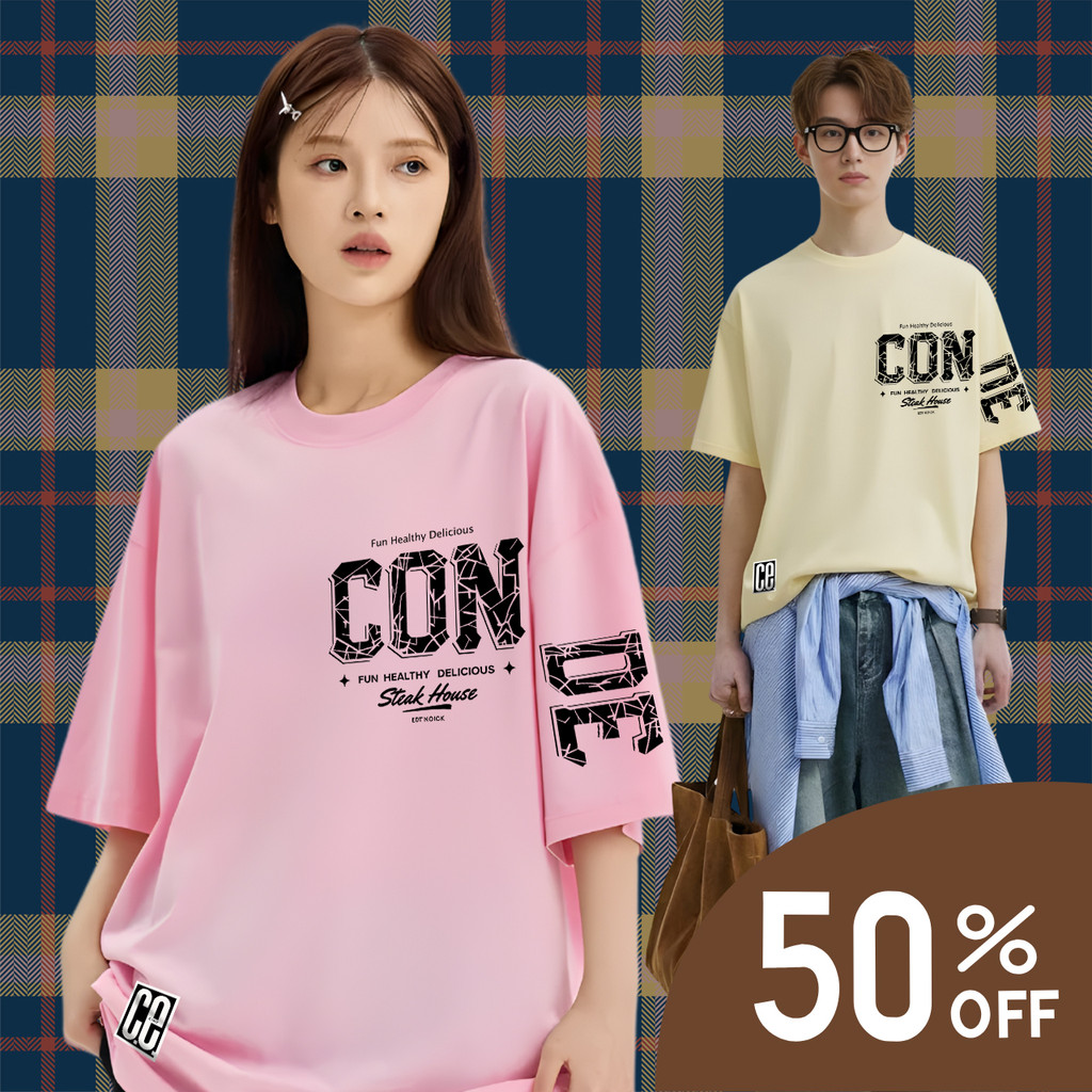 🌷Su.Tee🌷 สื้อยืด oversize เสื้อแฟชั่น เกาหลี โคตรนุ่ม ผ้าคอตตอน ลาย