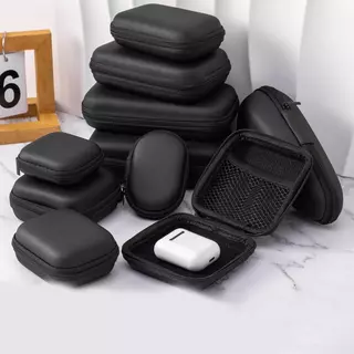 BBTH แบบพกพา 3C Hard Digital Gadgets กระเป๋าเก็บหนังเทียมหูฟัง Charger Case สายเคเบิลข้อมูล U Disk Organizer Vary
