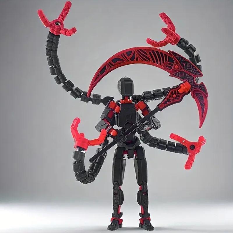 HTH Titan 13 Action Figure 3D พิมพ์ T13 Multi-Jointed Movable หุ่นยนต์ Full Articulion Lucky 13 Acti