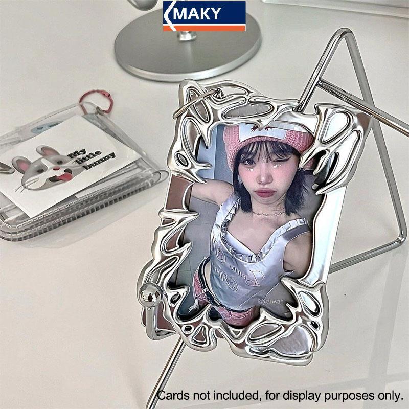 MAKY Electroplated Premium Feeling Creative Card Holder K- Idol Card Holder TH