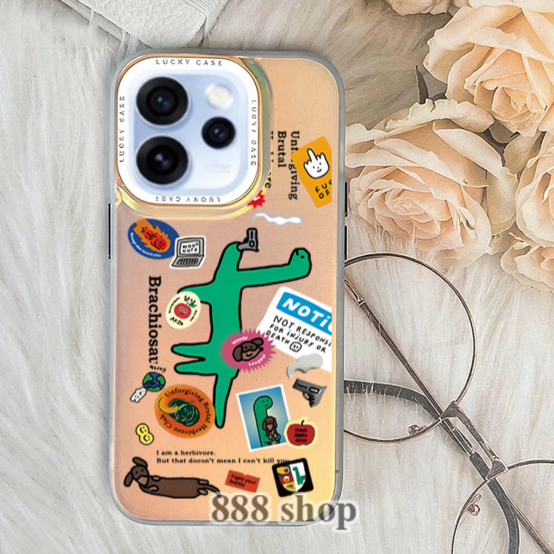 เคส ไดโนเสาร์ OPPO Reno 15F Pro 5G เคส Reno 15 Pro Max เคส กันกระแทก เคสโทรศัพท์ สำหรับ Reno15 Reno15Pro A6X 066