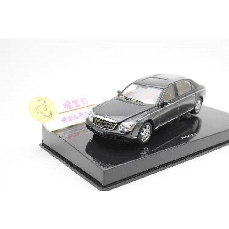 [สต๊อกพร้อม] Maybach 62 Dark Grey Maybach 1/43 Original Factory Model Autoart Metal Model AA ผลิตคลา