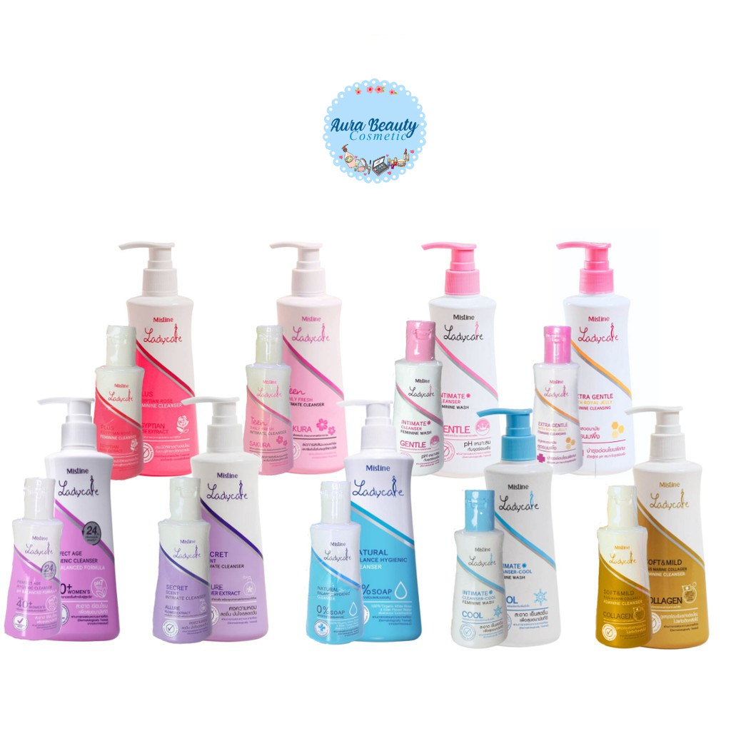 1แถม1 Mistine Ladycare 200ml+50ml มิสทีน เลดี้แคร์ น้ำยาอนามัย ล้างจุดซ่อนเร้น