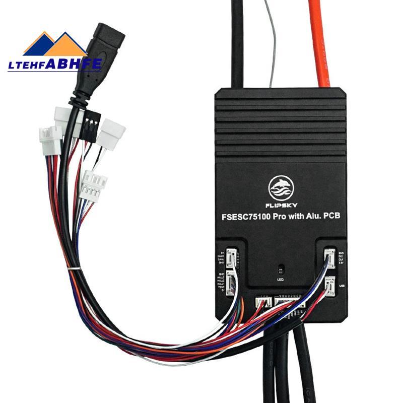 [ขายร้อน L] 75100 Pro Speed Controller พร้อม PCB อลูมิเนียมตามสําหรับสเก็ตบอร์ดไฟฟ้า / สกู๊ตเตอร์ / 