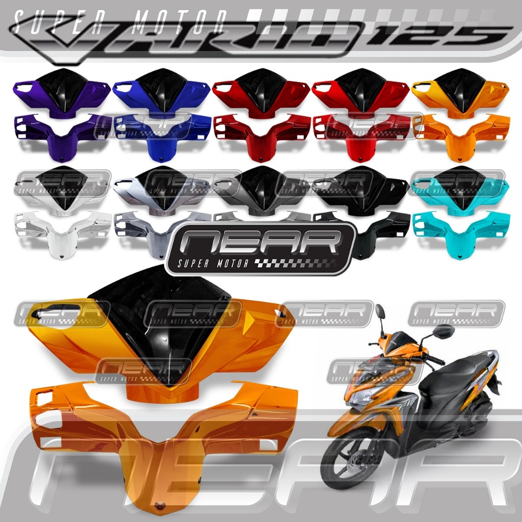 ครอบหน้าหลัง Vario Tekno 125 เก่า Totok ด้านหน้าด้านหลัง Honda Vario Tekno 125 เก่า