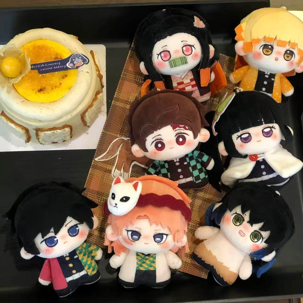 Demon Slayer Tanjiro Demon Slayer สมาชิก Merchandise ตุ๊กตาตุ๊กตา 10 ซม. Tomioka Giyuu ตุ๊กตาผ้าฝ้าย