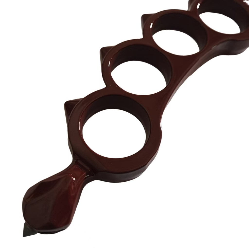 Fiber Glass Alloy Finger Tiger Finger Self-defense Weapon Iron Finger Self-Defense Hand Brace Zinc A