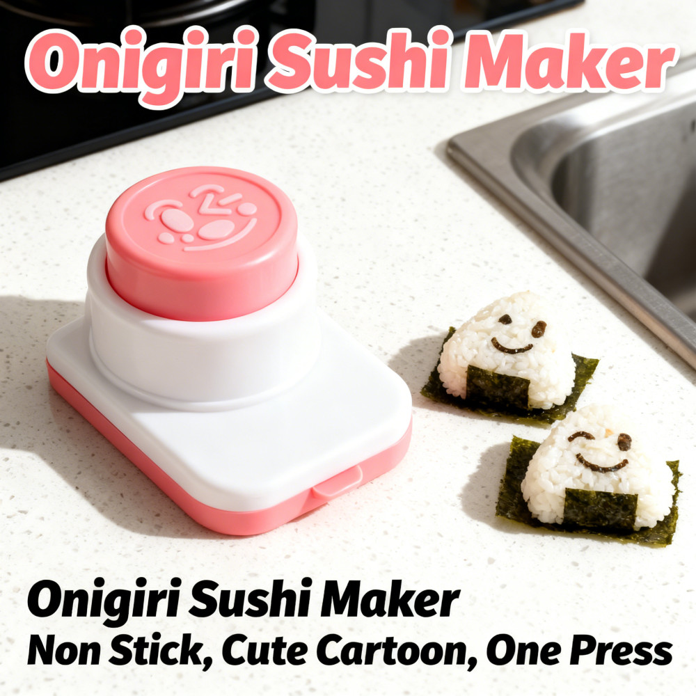 แม่พิมพ์ Bento Sushi Japanese Mould Onigiri Sushi Maker Ball Rice Non Stick Maker เครื่องมือ DIY การ
