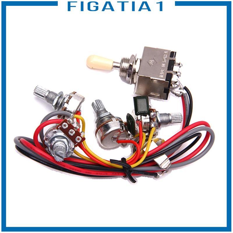 [figatia1] 1 ชุดกีตาร์สายไฟ Pickup Selector A500K500K Potentiometers หม้อ 2A683J B
