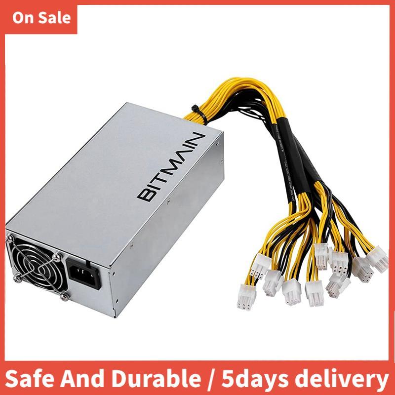 APW7 1800W แหล่งจ่ายไฟ Mining PSU สําหรับ Bitmain S9/L3 +/A6/A7/R4/S7/E9 พร้อม 10X PCI-E 6Pin Connec