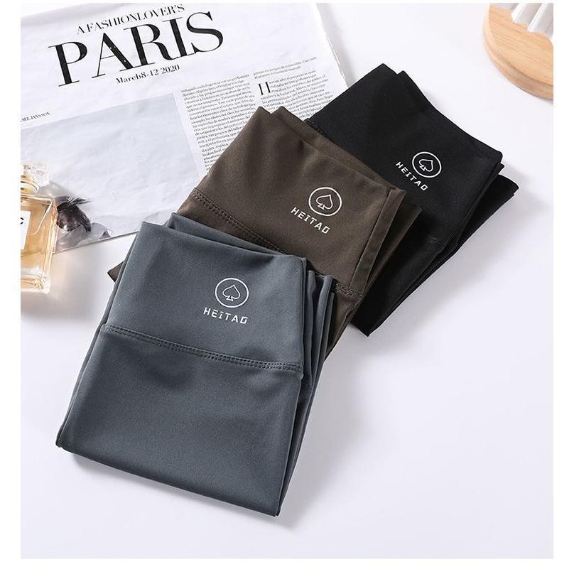 กางเกงขาสั้นผู้หญิง เอวสูง ผ้านุ่ม เลกกิ้งใส่สบาย ดีไซน์เรียบ แมตช์ง่าย ใส่ได้หลายโอกาส - รูปที่ 4