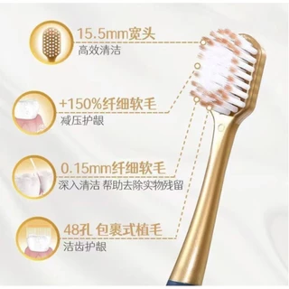 S0137 แปรงสีฟัน เซ็ต 6 ชิ้น Wide Head หัวใหญ่ขนนุ่มแน่น ถนอมเหงือก ลดคราบพลัค ขนนุ่ม หน้ากว้าง