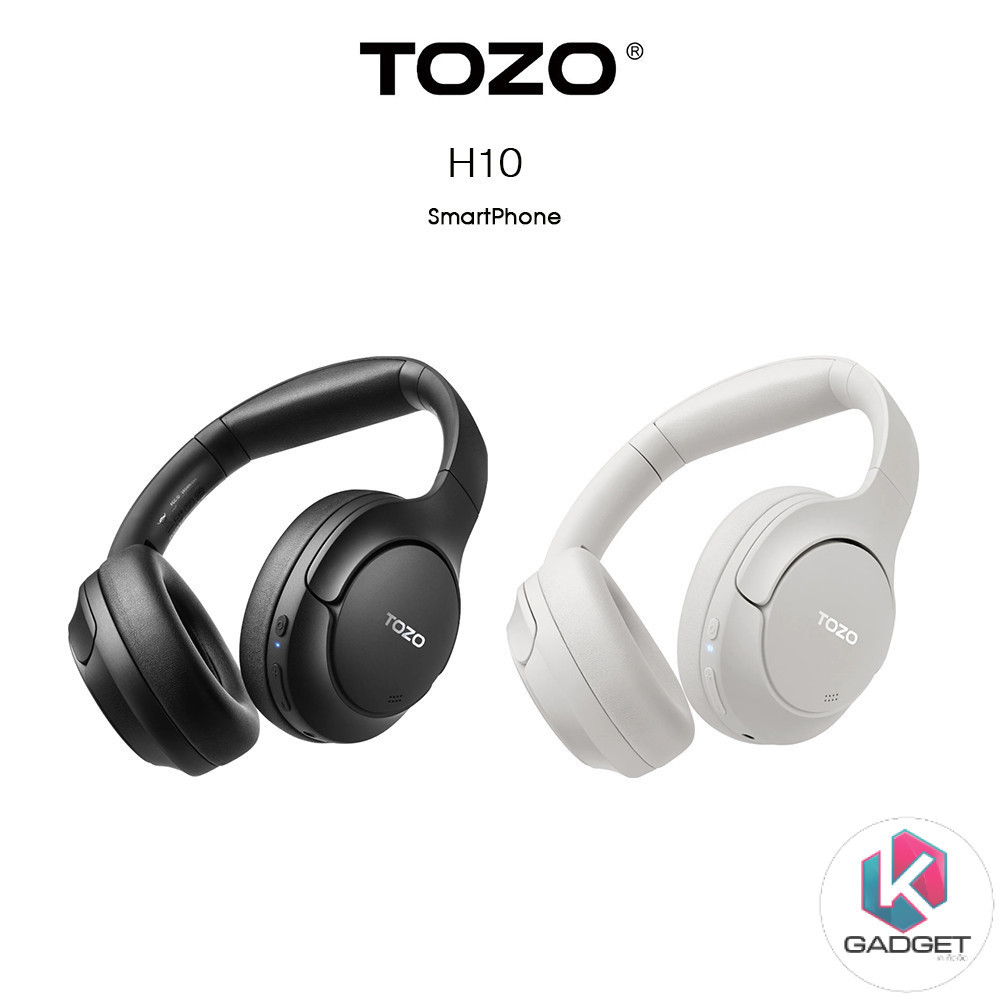 TOZO H10 หูฟัง Headphone มี Adaptive ANC BT 5.3 หูฟังไร้สายหูฟังครอบหู สำหรับ SmartPhone และอุปกรณ์ท