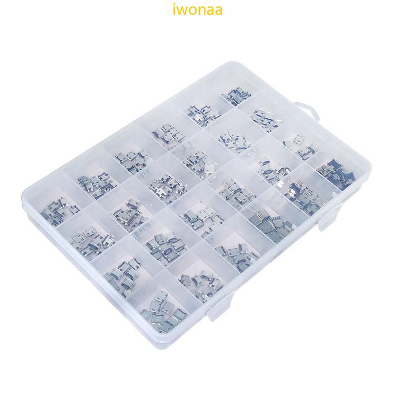 Iwo Professional Micro USB Connector 24 รุ่น Micro-USB Connector โลหะคุณภาพ