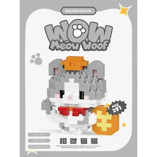 SM ไมโครบล็อกการ์ตูนสัตว์DIY ของเล่นเสริมทักษะ