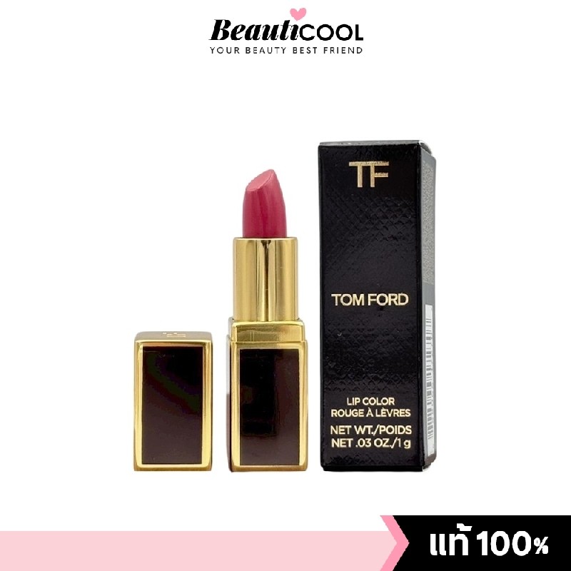 Tom Ford Lip Color #03Casablanca 1g ลิปสติกโทนสีชมพูนู้ดอมน้ำตาล ให้ลุคหรูหรา คลาสสิก