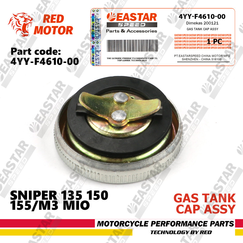 ฝาถังน้ำมัน  for SNIPER/EXCITER 135 150 155 /M3 MIO125 /VEGA SOUL/AEROX/FINO/​​​​​​​jupiter (4YY-F4610-00)