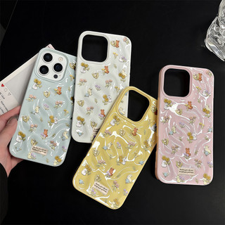 ✨จัดส่งฟรีในพื้นที่✨เคสโทรศัพท์กระต่ายน่ารักอุกกาบาตสำหรับ iPhone 16 15 14 13 12 11 6 7 8 plus Pro Promax