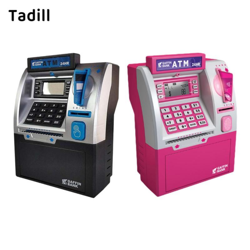 [negjsg] กระปุกออมสิน ATM, เครื่อง ATM, ธนาคารเงิน, กล่องเปลี่ยนมัลติฟังก์ชั่นไม่ซ้ําใคร, รหัสผ่านอัจฉริยะ, หม้อประหยัดเงินสําหรับห้องนอน,