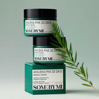SOME BY MI AHA-BHA-PHA 30 Days Miracle Cream 60g ครีมบำรุงผิวหน้า ซัมบายมี ช่วยปลอบประโลม.