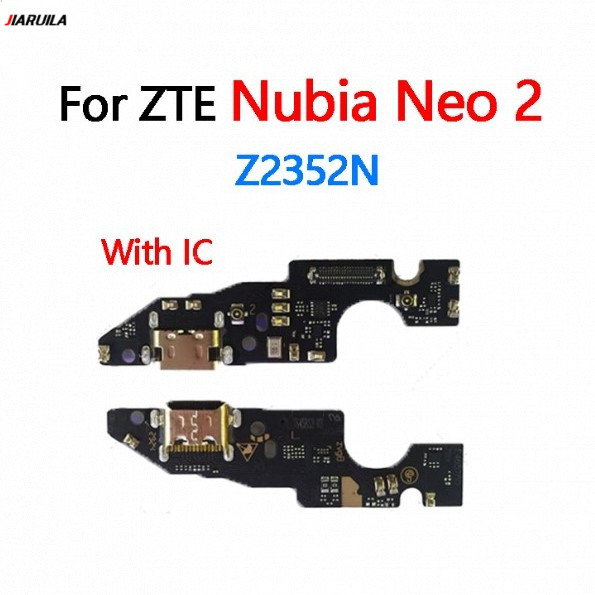 พร้อมบอร์ดชาร์จ IC สําหรับ ZTE Nubia Neo 2 Z2352N USB ชาร์จพอร์ต Dock Connector Board Flex Cable