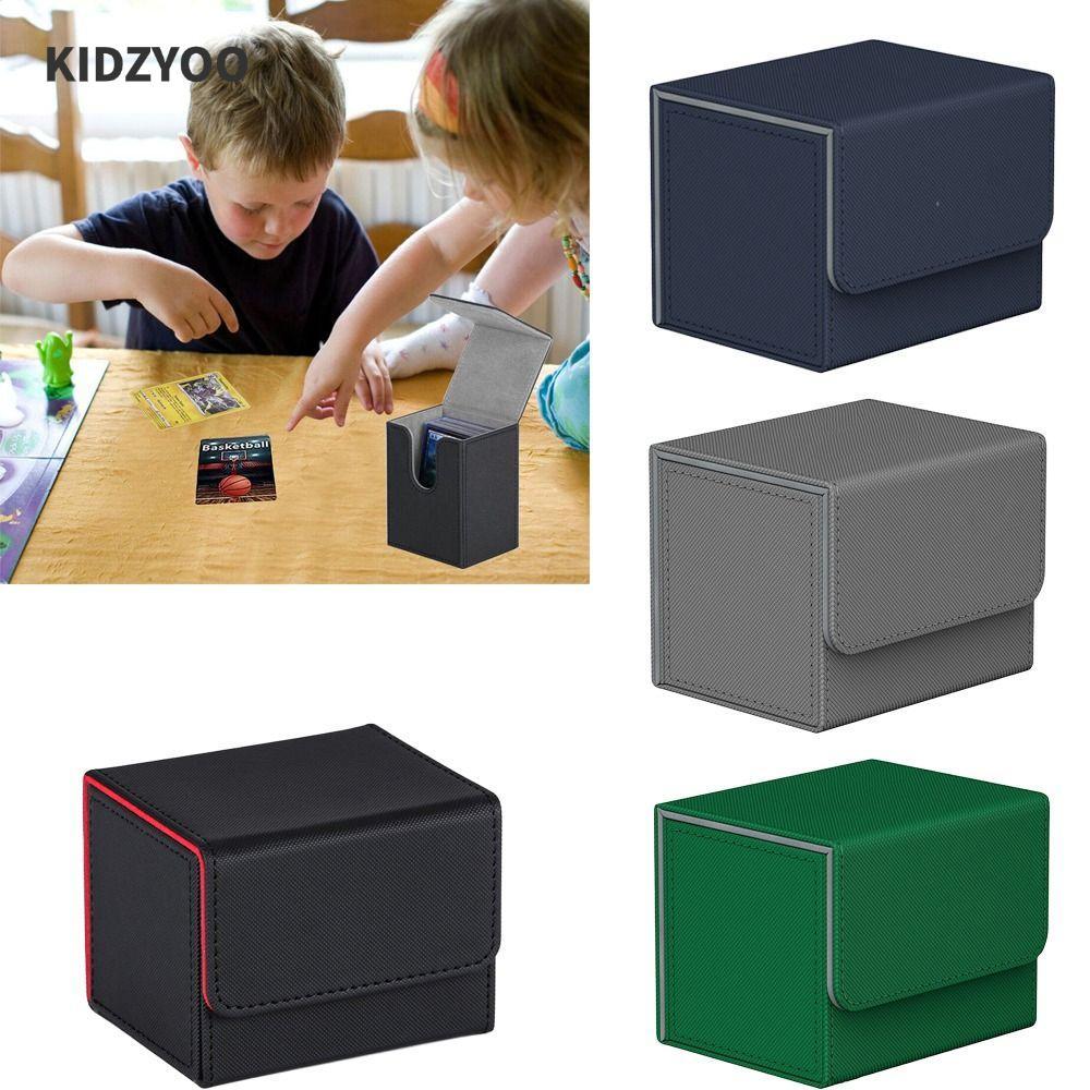 KIDZYOO เกม MTG Trading Card Holder, PU Collectible Game Deck Box, กล่องของขวัญ Protectors กล่องของขวัญคอนเทนเนอร์เด็ก