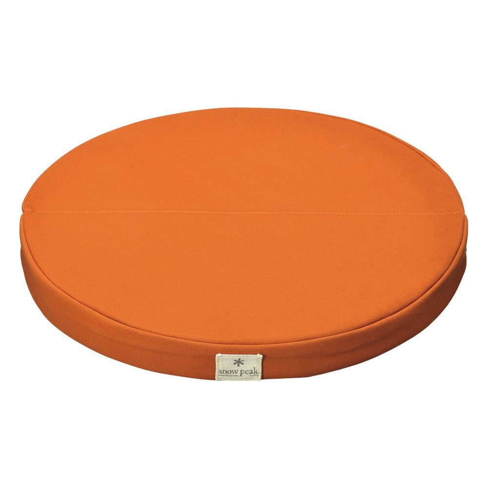 Snow Peak Round Seat Cushion TM-096GR/TM-096OR Orange & Green