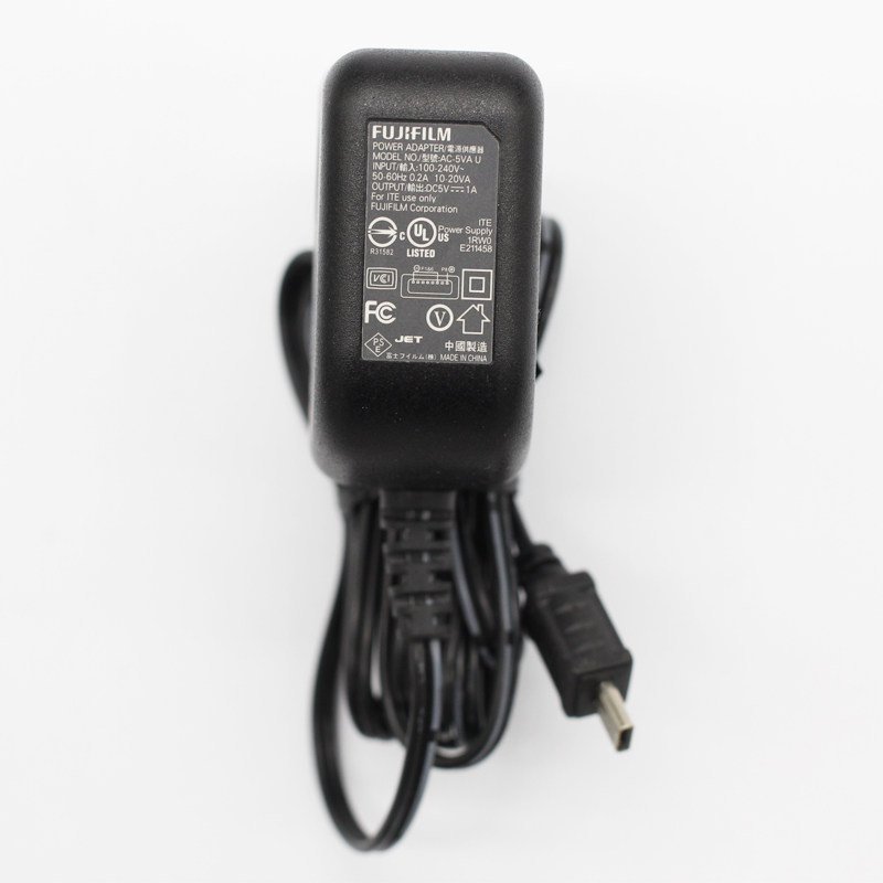 Original Fuji J50 J100 J110W J120 J150W J250 JX75 กล้องชาร์จโดยตรงอะแดปเตอร์ AC-5V