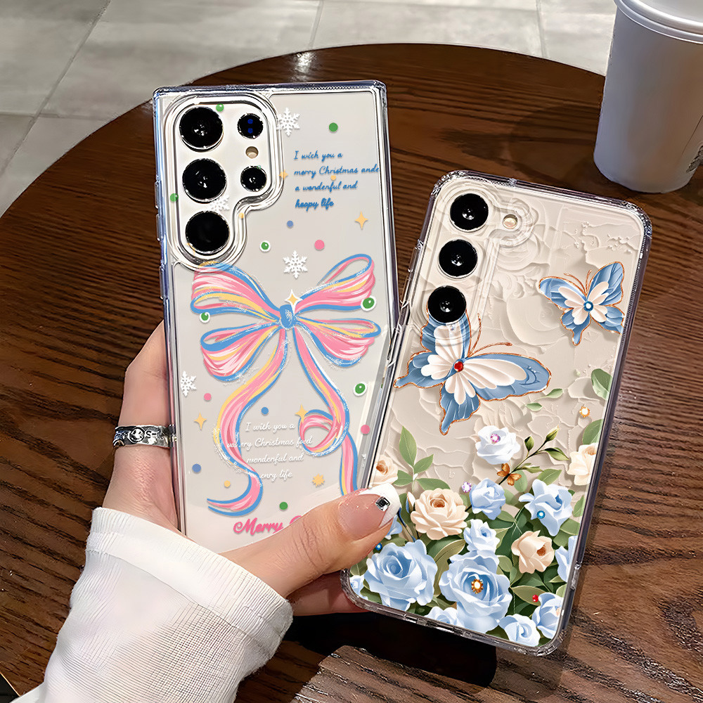 เคสโทรศัพท์กันกระแทกแบบใส For Samsung A57 A56 A07 A17 A37 A05S A22 A55 A26 A06 A36 A50 A35 A72 A73 A15 A25 S25 S26 Ultra