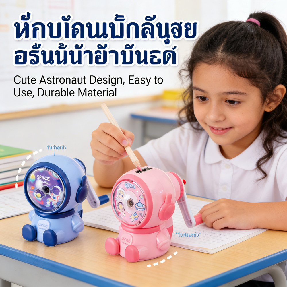สำหรับนักเรียนนักบินอวกาษ์การ์ตูนเครื่องเหลาดินสอ