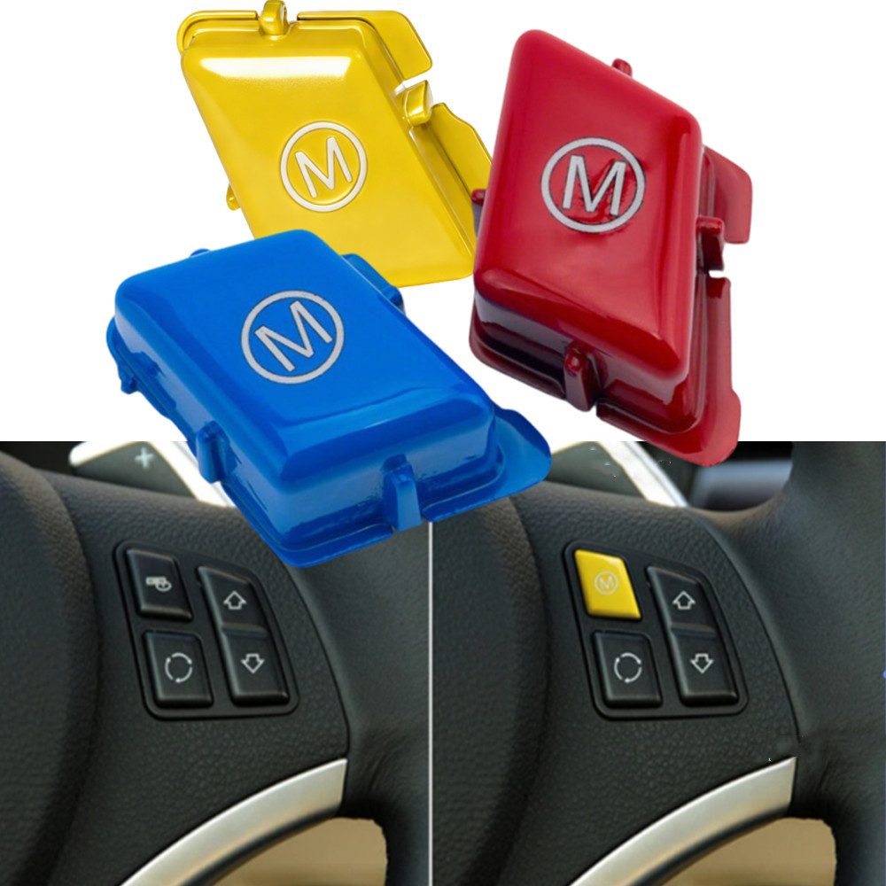 พวงมาลัยรถ M โหมดปุ่มสวิทช์เปลี่ยนสําหรับ BMW 3 Series M3 E90 E92 E93 2007-2013