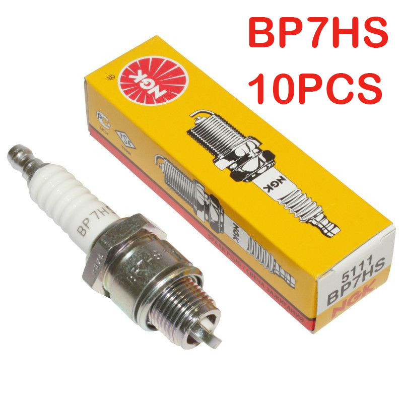 【COD+ส่งฟรี】ส่งจากไทยหัวเทียน BP7HS (สั้น)หัวเทียนรถมอเตอร์ไซค์ สำหรับรุ่น RC80  RC100 RC110  Y100 R