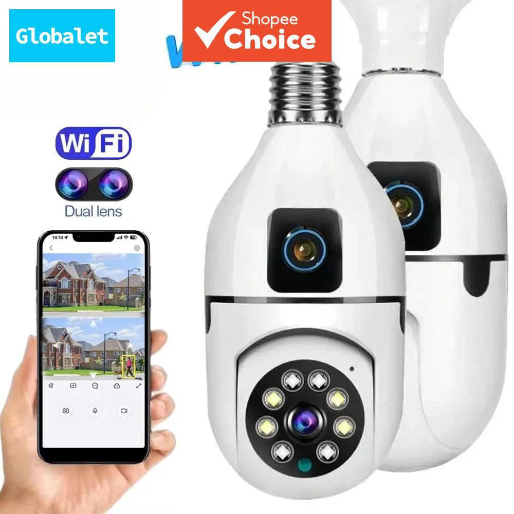 กล้องคู่ PTZ กล้องวงจรปิด กล้องรักษาความปลอดภัยภายนอกบ้าน IP Cam สมาร์ท AI ติดตาม