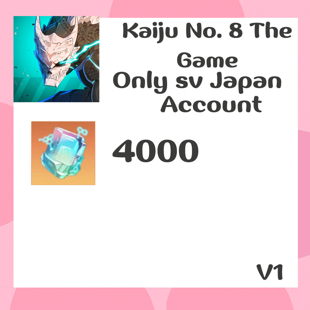 ไอดี Kaiju No. 8 The Game (Japan) - การ์ดเกม เวอร์V1✅พร้อม  Delivery📦 🎉🌈พร้อมส่งจากไทย