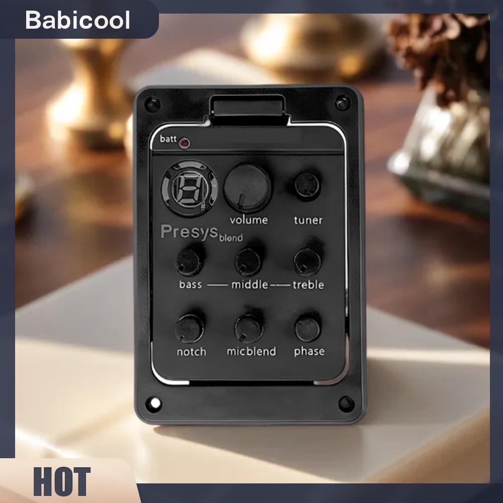 301 EQ Equalizers พลาสติกจูนเนอร์กีตาร์ Soundhole EQ ชิ้นส่วนอุปกรณ์เสริม