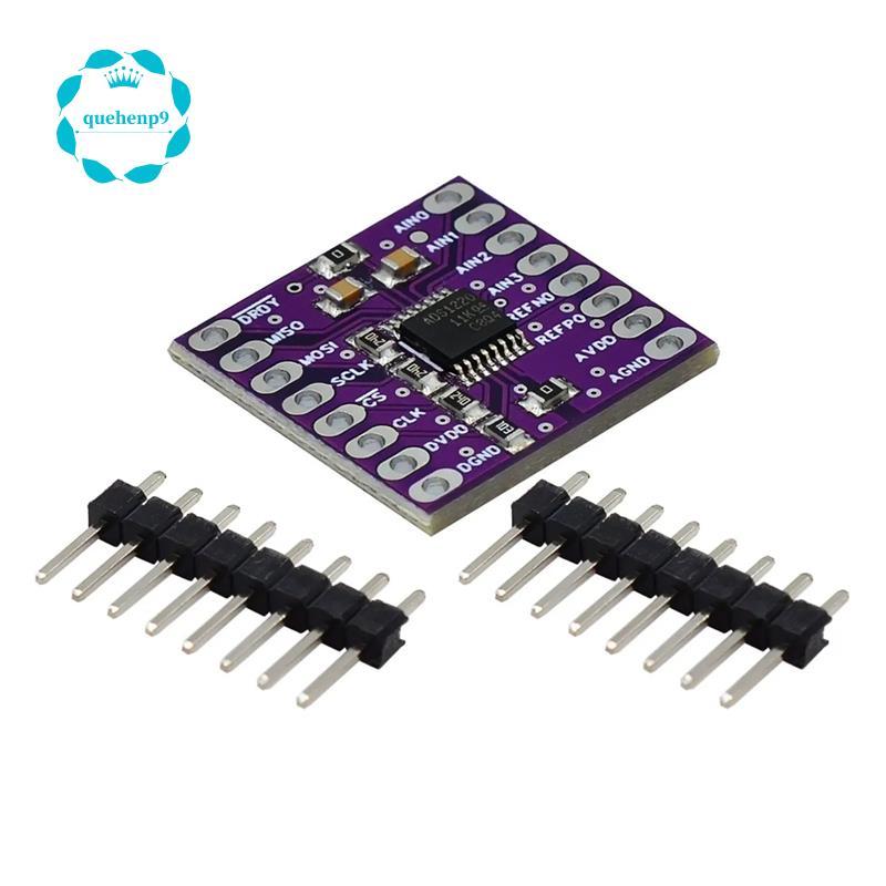 24 บิต Analog-To-Digital 24 บิต Converter ADS1220 ADC โมดูลโมดูลพลังงานต่ํา