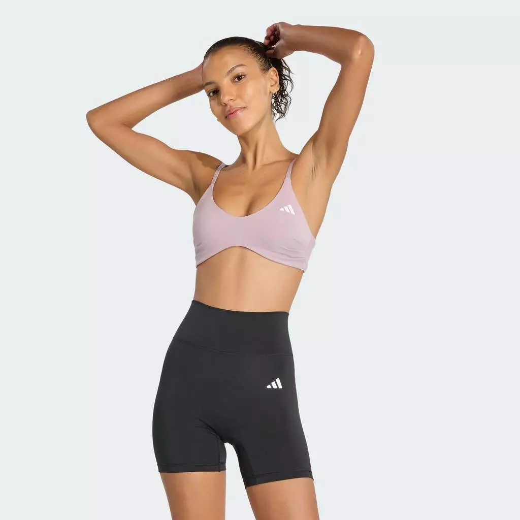 adidas Gym & Training บราซัพพอร์ตระดับต่ำ Optime Essentials Workout ผู้หญิง สีม่วง KE9868
