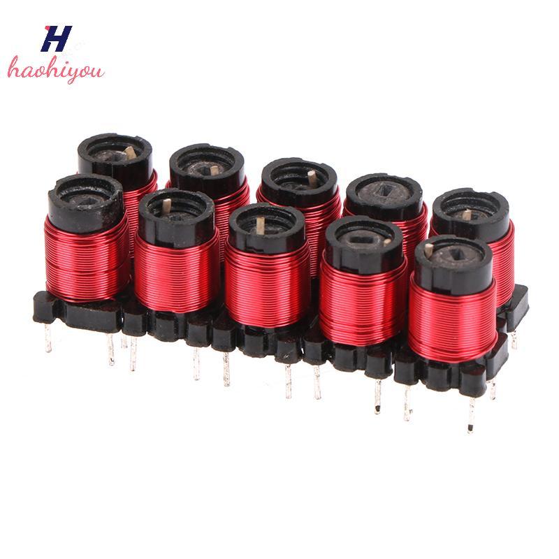 <haohiyou> 10 ชิ้น 50T 13uh-34uH ปรับความถี่สูง Ferrite Core ตัวเหนี่ยวนําปรับความถี่สูง Ferrite Cor