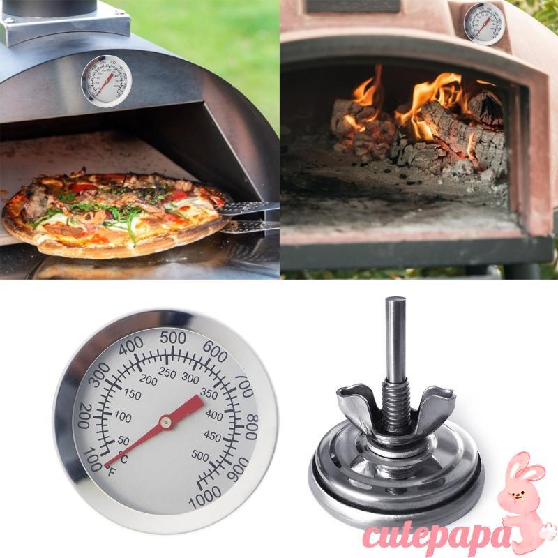 Cutep เทอร์โมมิเตอร์ เทอร์โมมิเตอร์ทําอาหารเหล็กสําหรับ Smoker BBQ