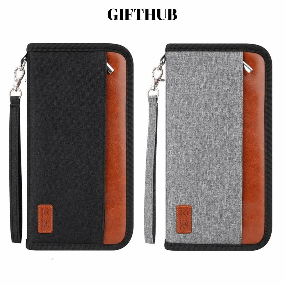 LULLABY Travel Wallet RFID Blocker Family Passport ID Card Holder