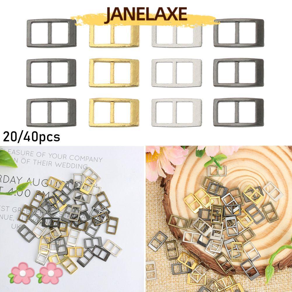 JANELAXE932JN 20/40pcs Tri-glide Buckle 5mm 4 สีของเล่นตุ๊กตากระเป๋าอุปกรณ์เสริม